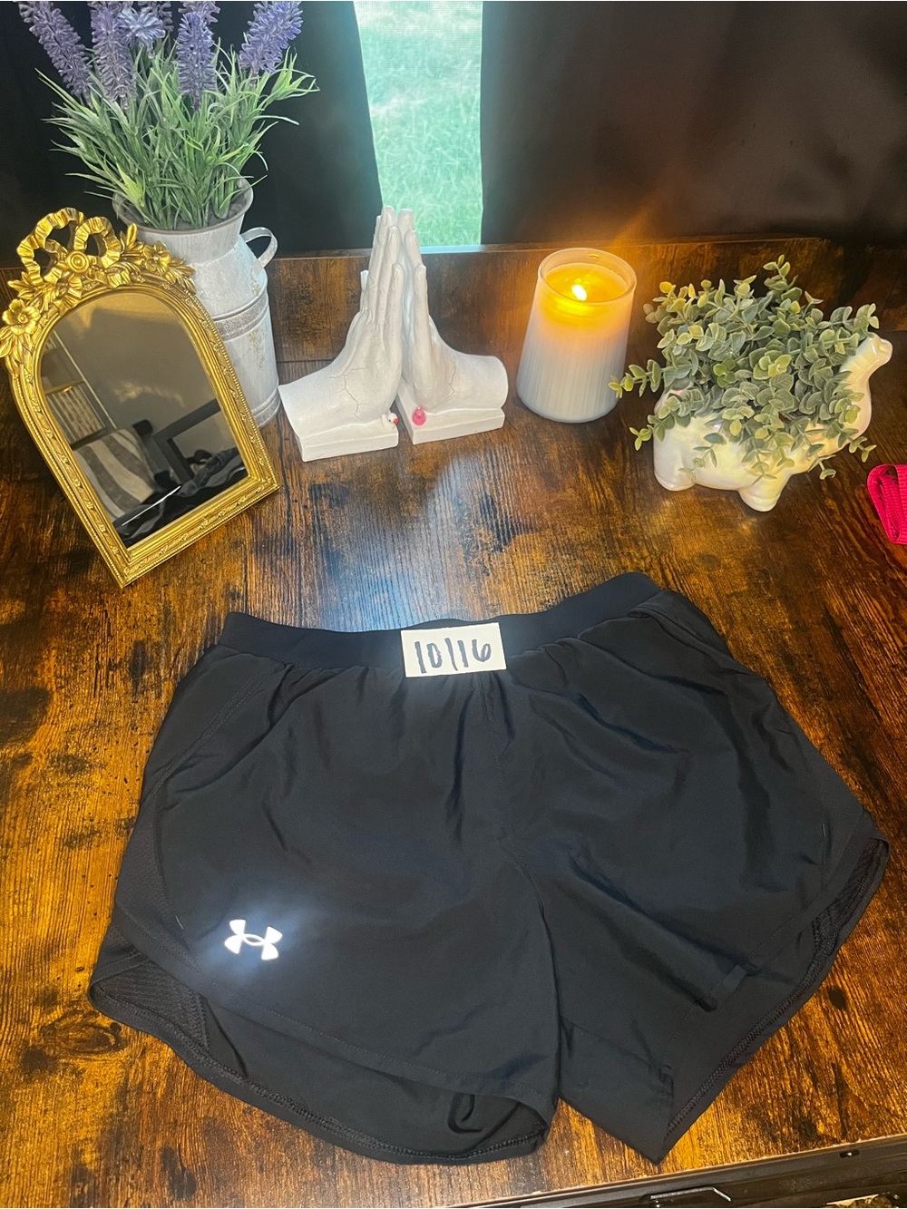Under Armour HeatGear Black Running Athletic Shorts Women’s Small